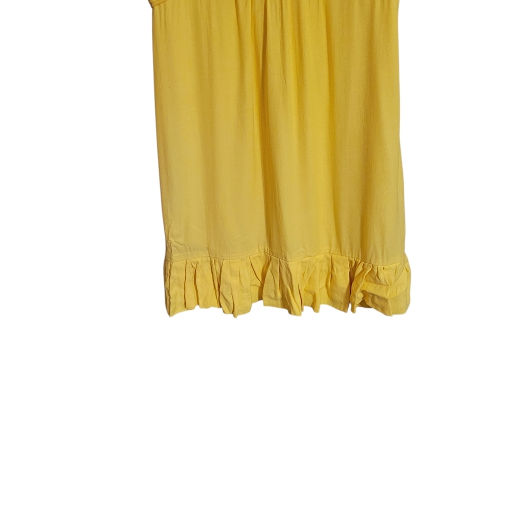 Maje Yellow Ruffle Mini Dress - Picture 4 of 7